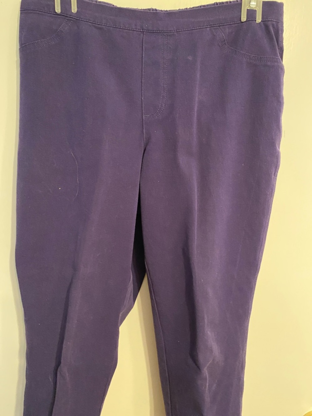 Isaac Mizrahi Cadet Blue Ankle 24/7 stretch Pants